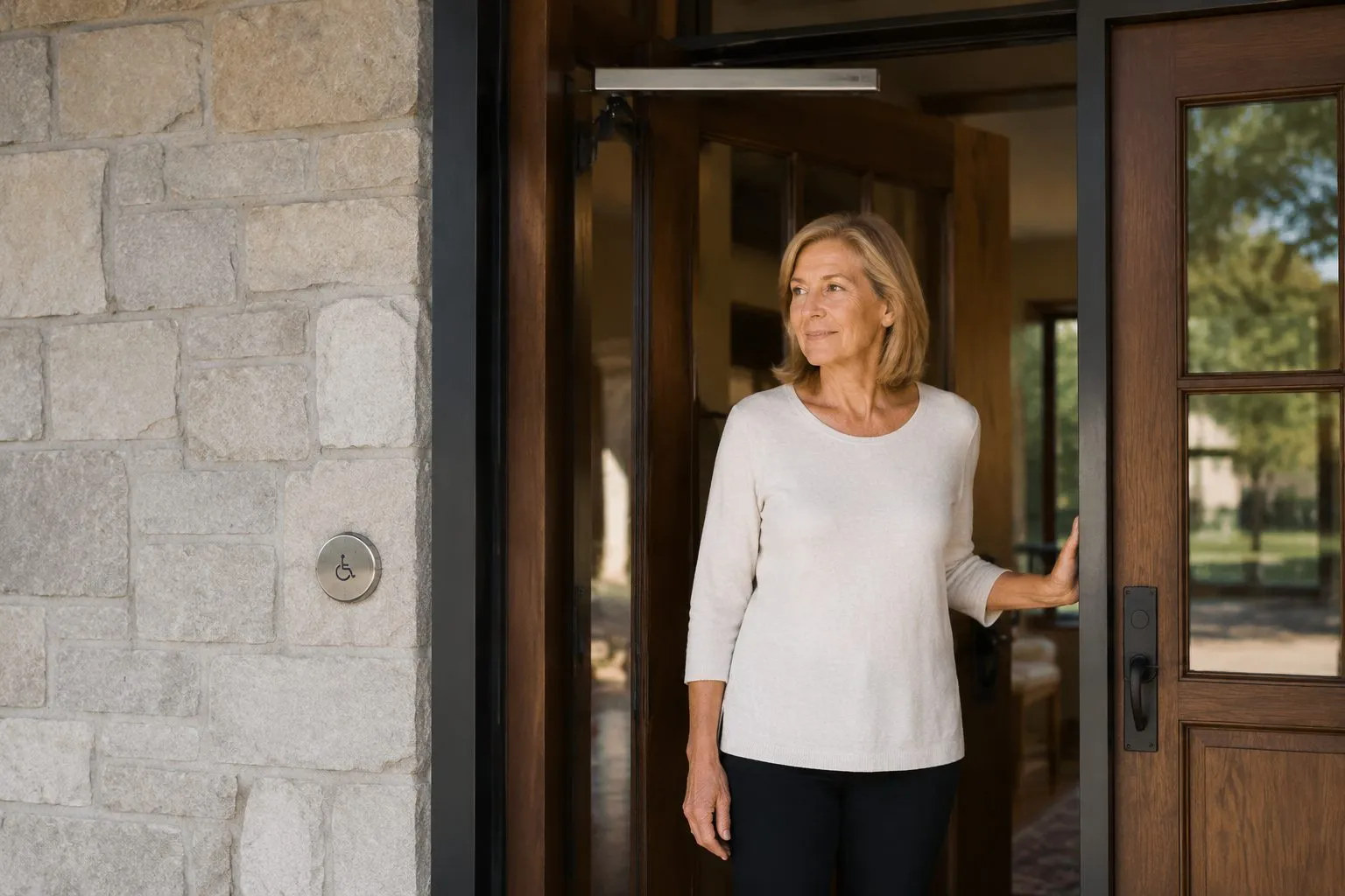 Automatic Door Openers installed in a Minnesota home by Ocel Builders